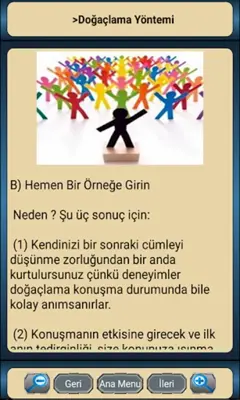 Etkili Konuşma Yöntemleri android App screenshot 1