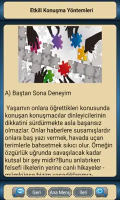 Etkili Konuşma Yöntemleri android App screenshot 2