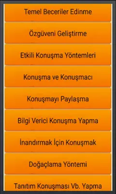 Etkili Konuşma Yöntemleri android App screenshot 3